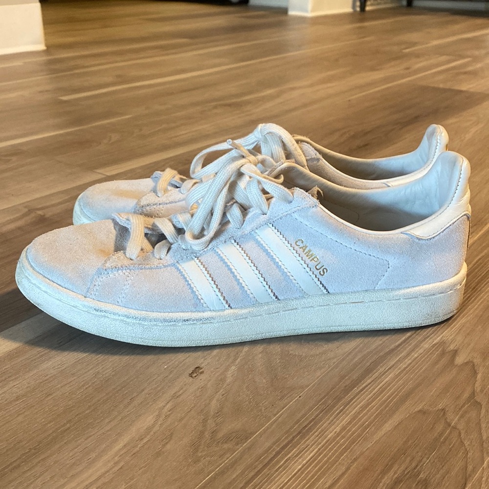 Mens Custom Adidas Shoes. Off white mens size 9. Barely Worn. No stains